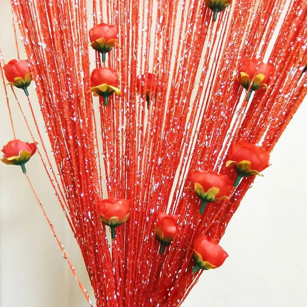 String Curtain | Red
